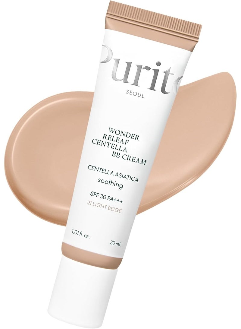 Purito Wonder Releaf Centella BB Cream 30 ml, 21 Light Beige - Image 2